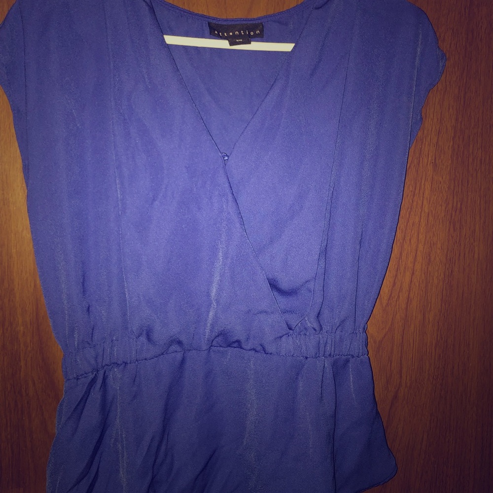 Attention Blue Dress Shirt